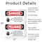 Signmission Electrical Panel Keep Clear Bilingual Danger Sign, Aluminum, 12in W x 18in L, 2PK OS-2PACK-DS-A-1218-VS-1030 - alternate 5
